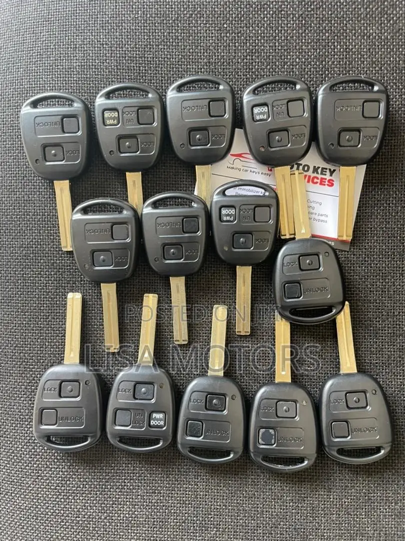 Harrier Complete Keys and Housings