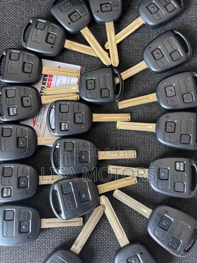 Harrier Complete Keys and Housings