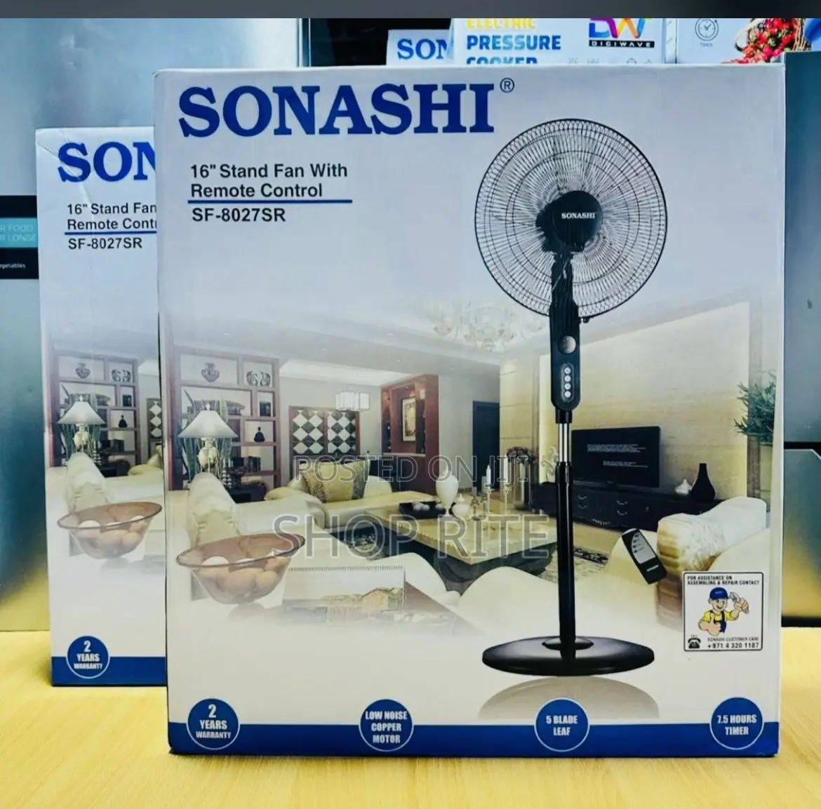 Sonashi Stand Fan With Remote Control