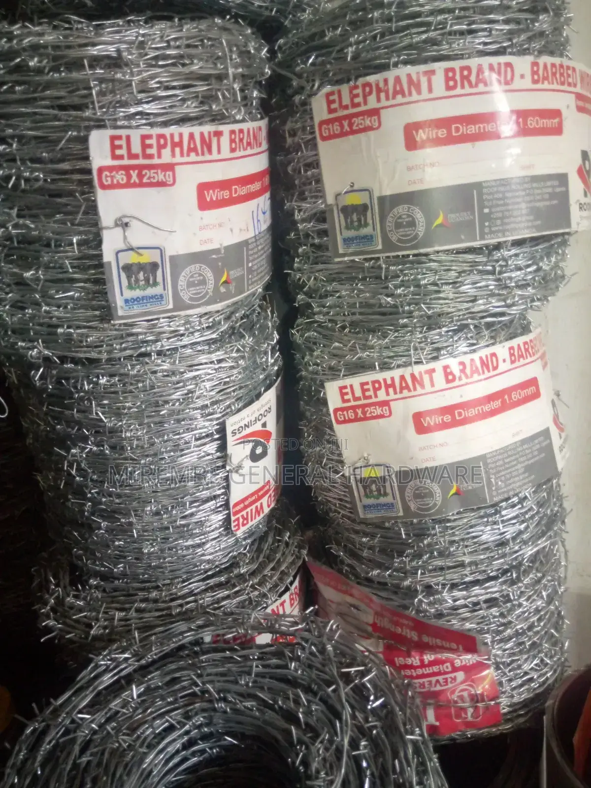 Barbed Wire 25kg600mtrs