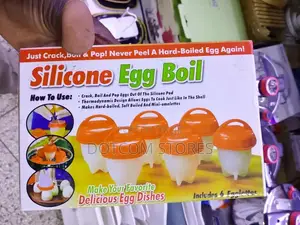 6-Piece Silicone Egg Boil Set,