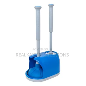 Kleaner Toilet Brush & Plunger Cleaning Set