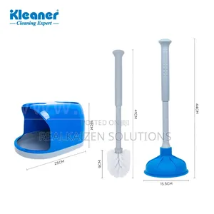 Kleaner Toilet Brush & Plunger Cleaning Set