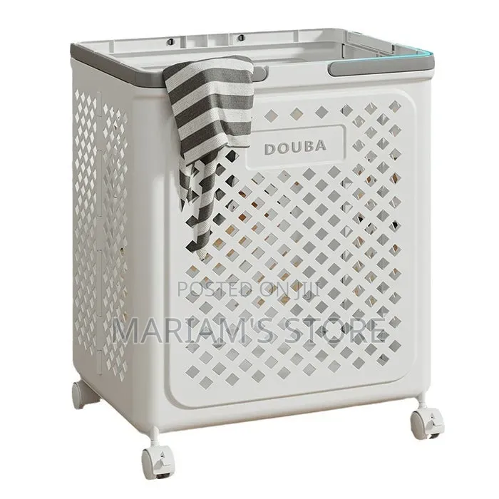 Perforated Plastic Foldable Laundry Basket