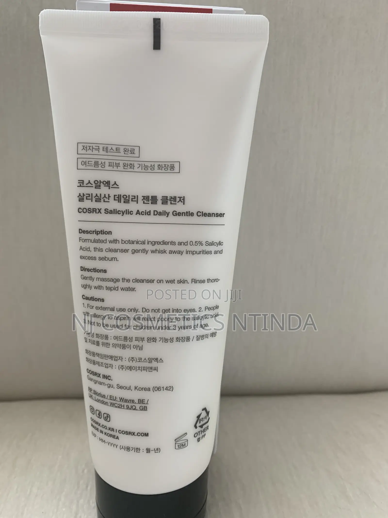 Salicylic Acid Cleanser for Acne & Oily Skin- Smoothed Rough Skin