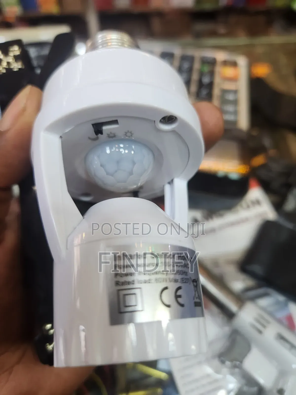 PIR Sensor Lamp Holder Socket, Automatic Light Fixture
