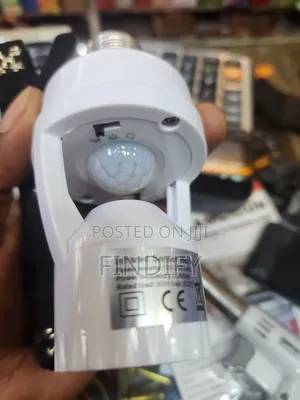 PIR Sensor Lamp Holder Socket, Automatic Light Fixture