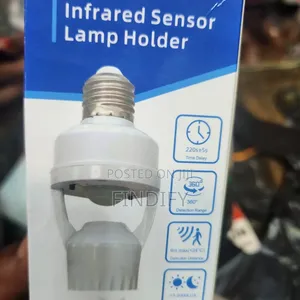 PIR Sensor Lamp Holder Socket, Automatic Light Fixture