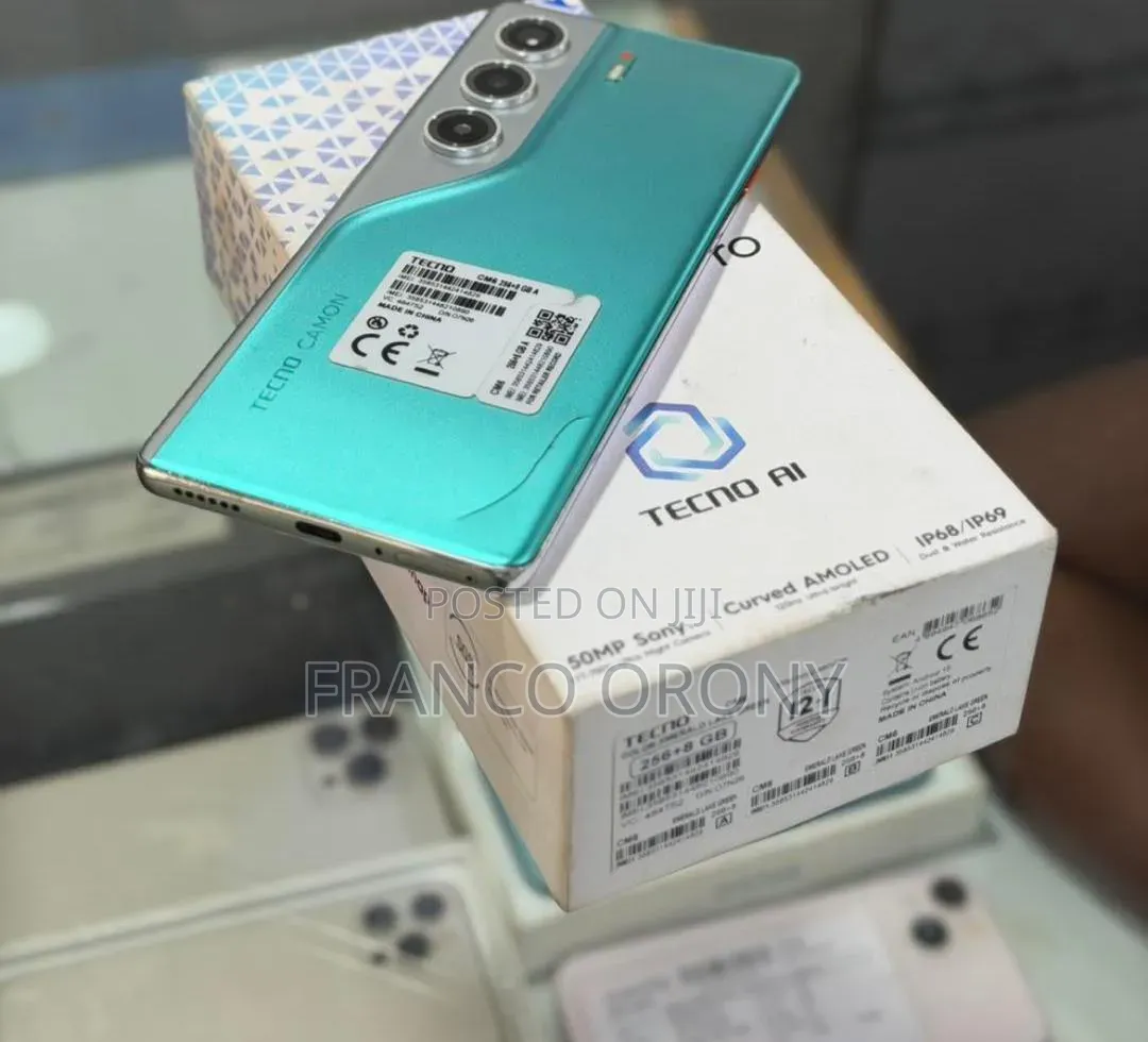 New Tecno Camon 40 Pro 4G 256 GB Black