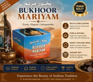 Bukhoor Mariyam Arabic Incense, 100% Authentic Home & Fabric Fragrance