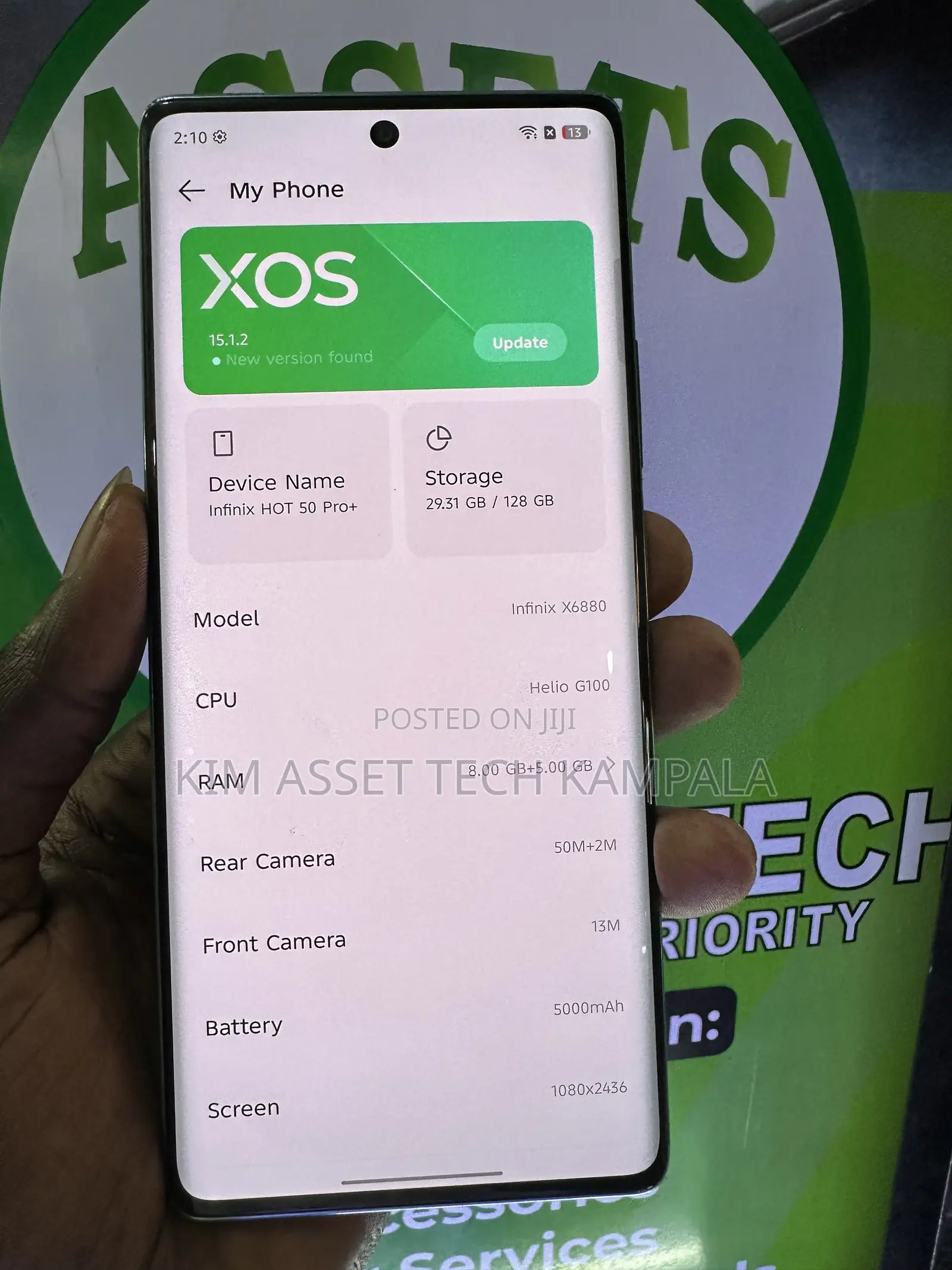 Infinix Note 50 Pro+ 256 GB Green