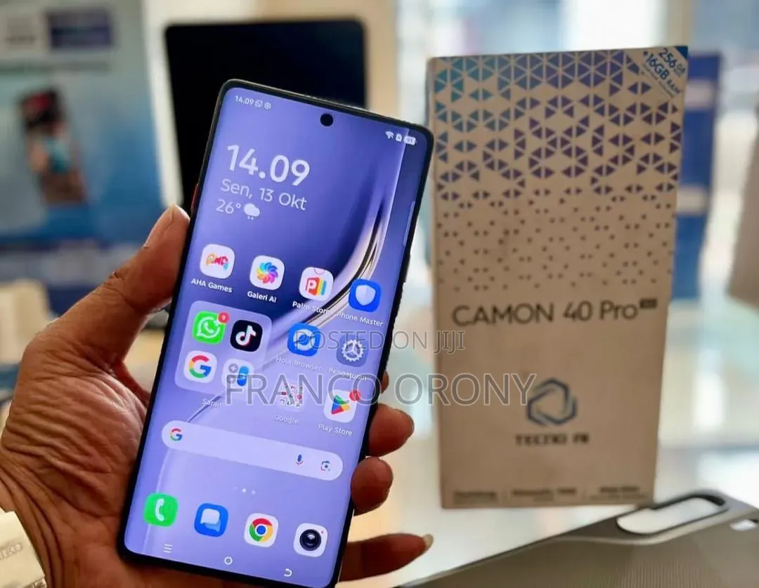 New Tecno Camon 40 Pro 4G 256 GB Black