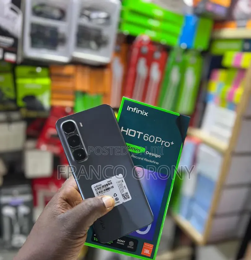 New Infinix Hot 60 Pro+ 256 GB Black