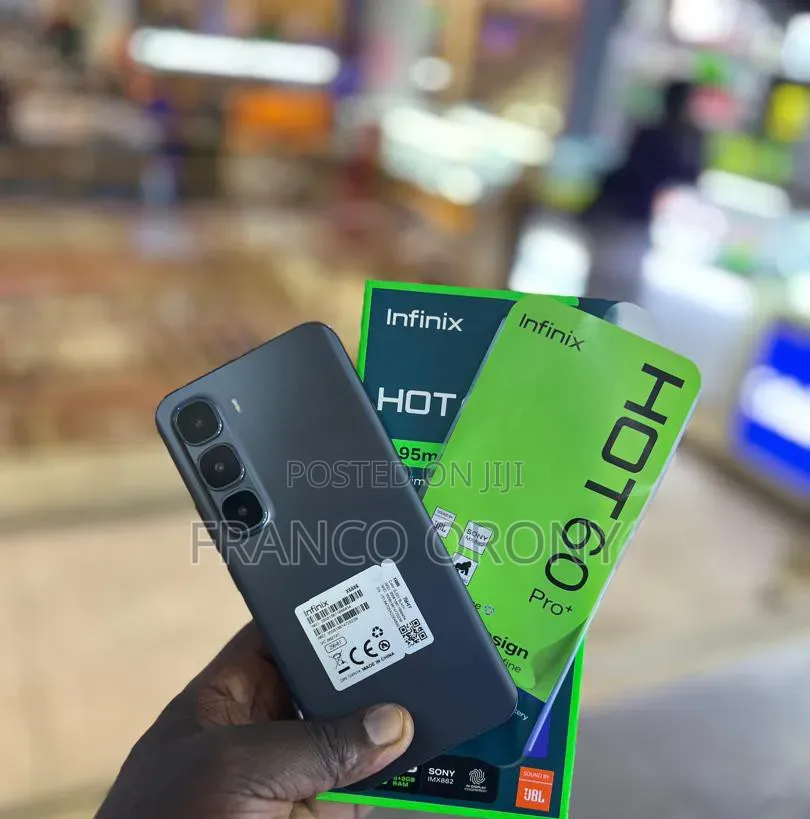 New Infinix Hot 60 Pro+ 256 GB Black