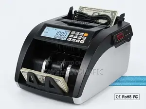 Heavy Duty AL-6100 Bill Counter Machine With Fake Note Detector