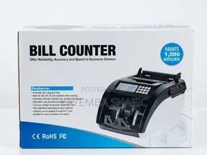 Heavy Duty AL-6100 Bill Counter Machine With Fake Note Detector