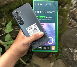 New Infinix Hot 60 Pro+ 256 GB Black