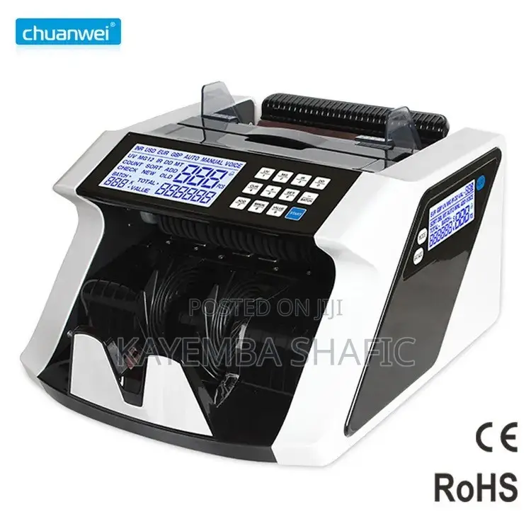 High-Speed Automatic Money Counter With Fake Note Finder