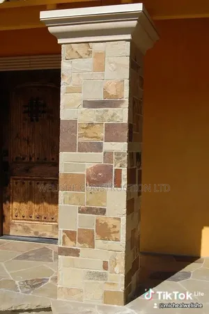 Slate Stones Gray and Cream