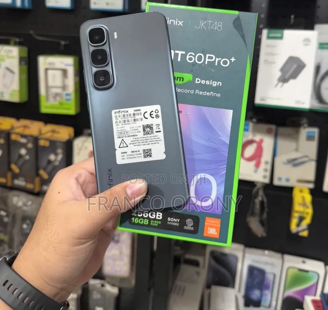 New Infinix Hot 60 Pro+ 256 GB Black
