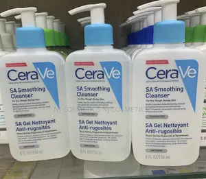 CeraVe SA Smoothing Cleanser for Rough , Bumpy & Acne- Prone Skin