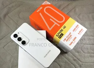 New Tecno Spark 40 Pro+ 256 GB White