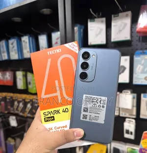 New Tecno Spark 40 Pro+ 256 GB Black