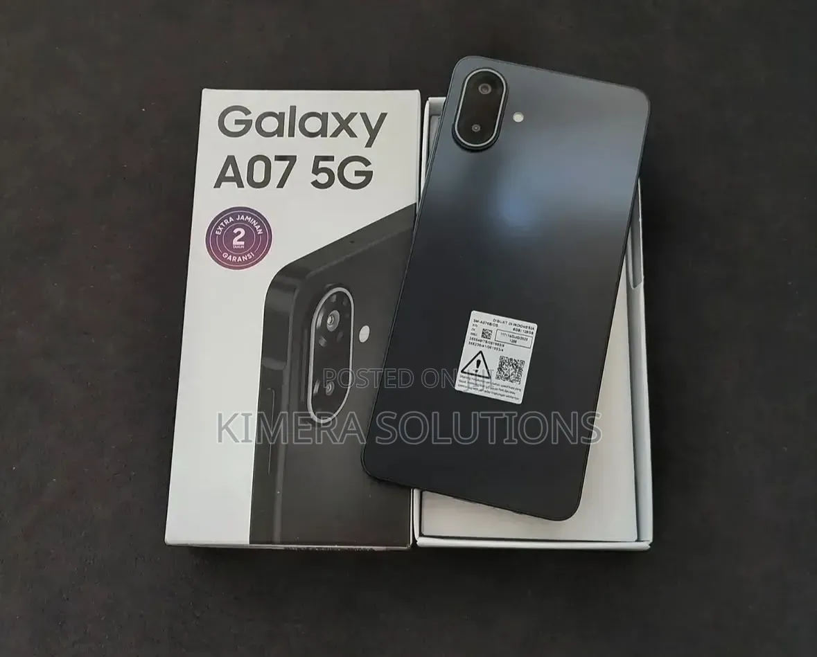 New Samsung Galaxy A07 5G 128 GB Black