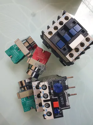 Contactor, Timer and Start, Stop Push Button