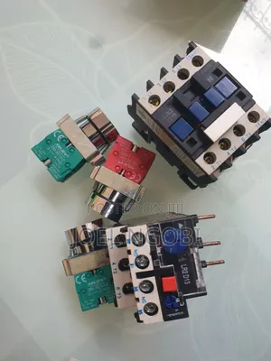 Contactor, Timer and Start, Stop Push Button