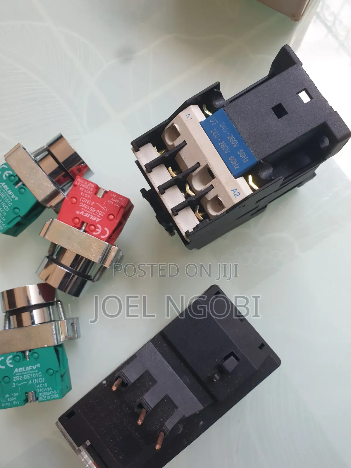 Contactor, Timer and Start, Stop Push Button