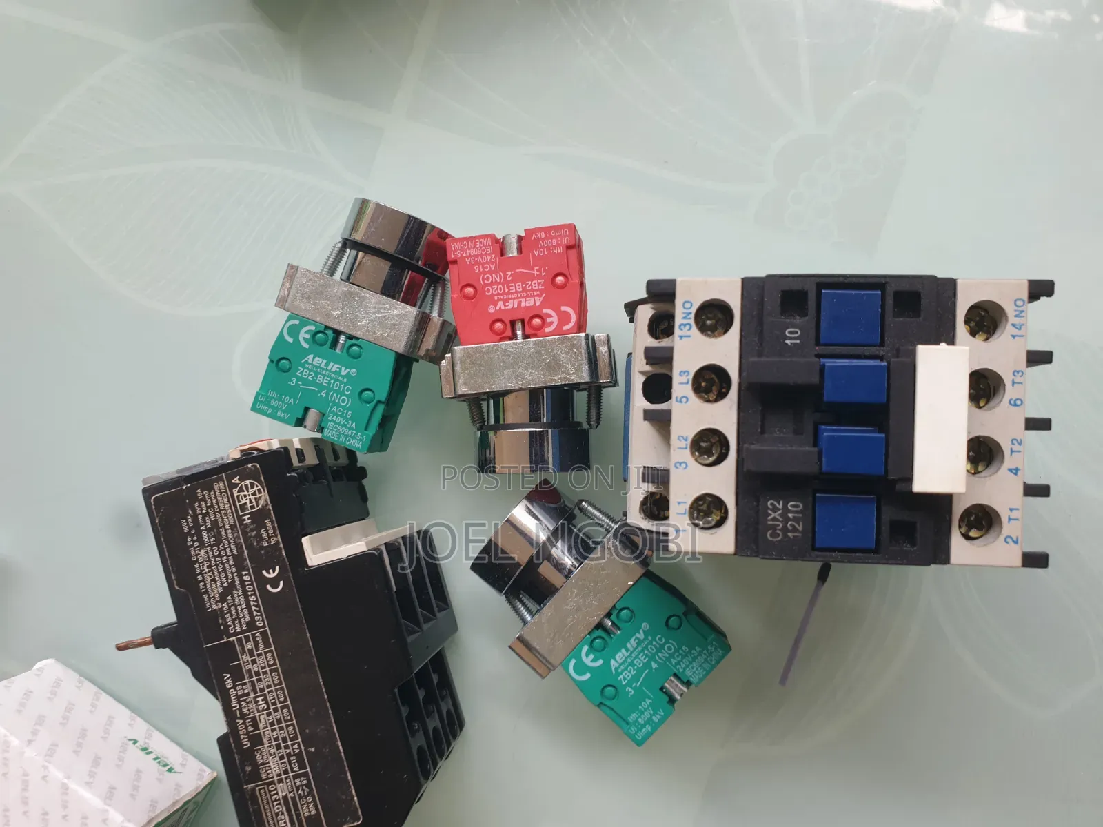 Contactor, Timer and Start, Stop Push Button