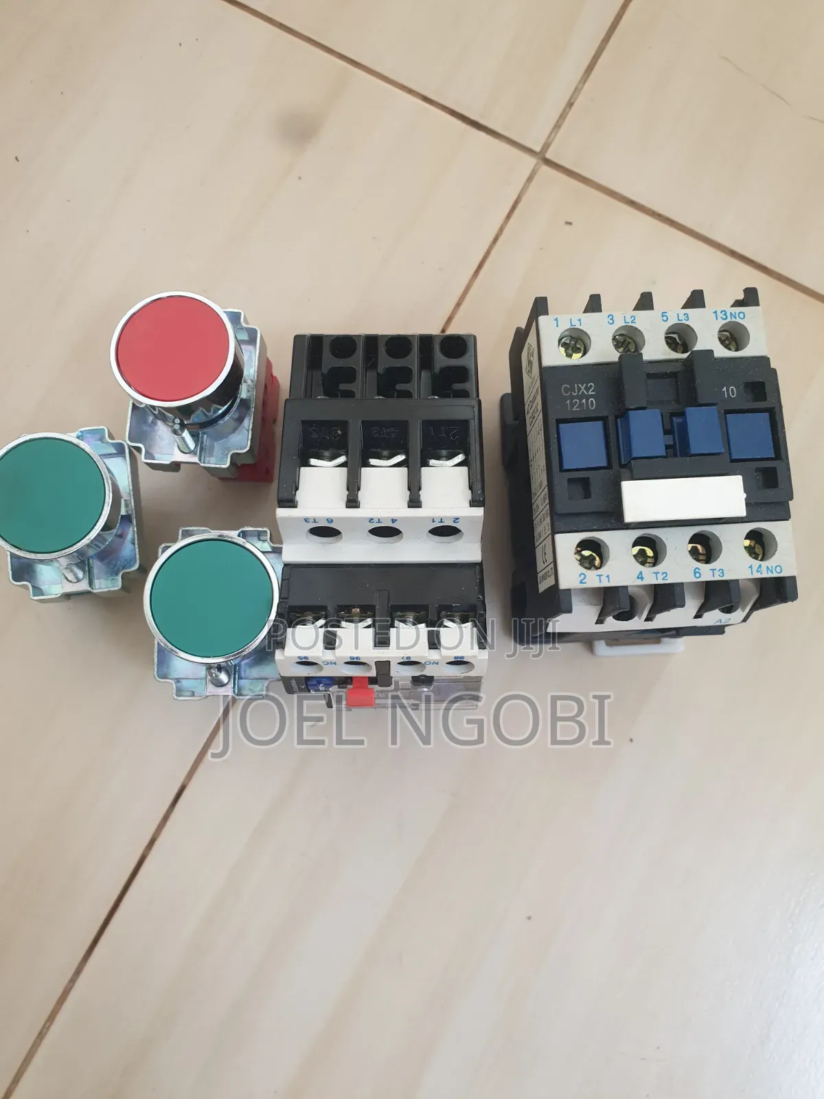 Contactor, Timer and Start, Stop Push Button