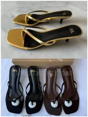 Zara Kitted Open-Heel Shoes – Stylish, Elegant & Comfortable