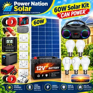 60w Massive Clean Energy Solar System Full Kit