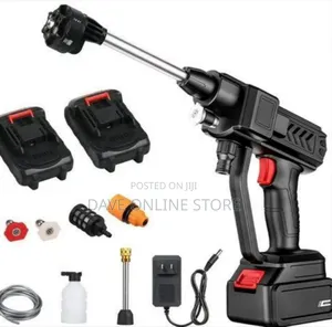 Cordless High-Pressure Car Washer and Water Spray Kit