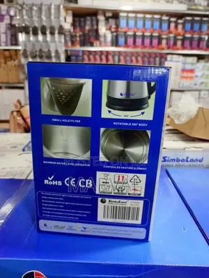 SimbaLand Home Appliances Electric Kettle (Model GK-119S).