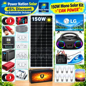 150w Massive Clean Energy Solar System Full Kit