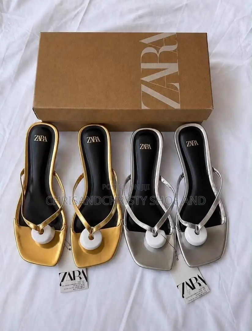 Zara Low Heel Sandals