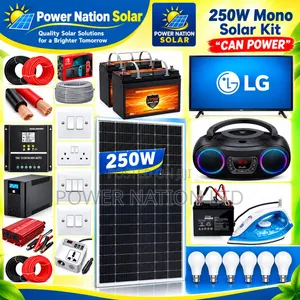 250w Massive Clean Energy Solar System Full Kit