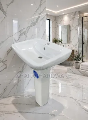 Hand Basin Complete Sets With Accessories Square Big Size Frencia