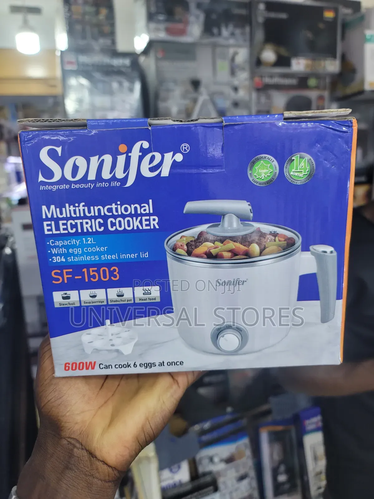 Sonifer Multifunctional Electric Cooker (Model SF-1503)