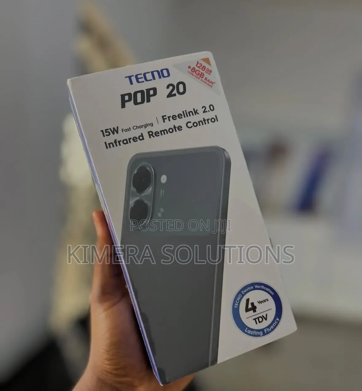 New Tecno Pop 20 128 GB Black