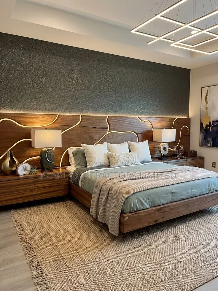Beds With Full Wooden Wall Panel Headboards in Any Colour