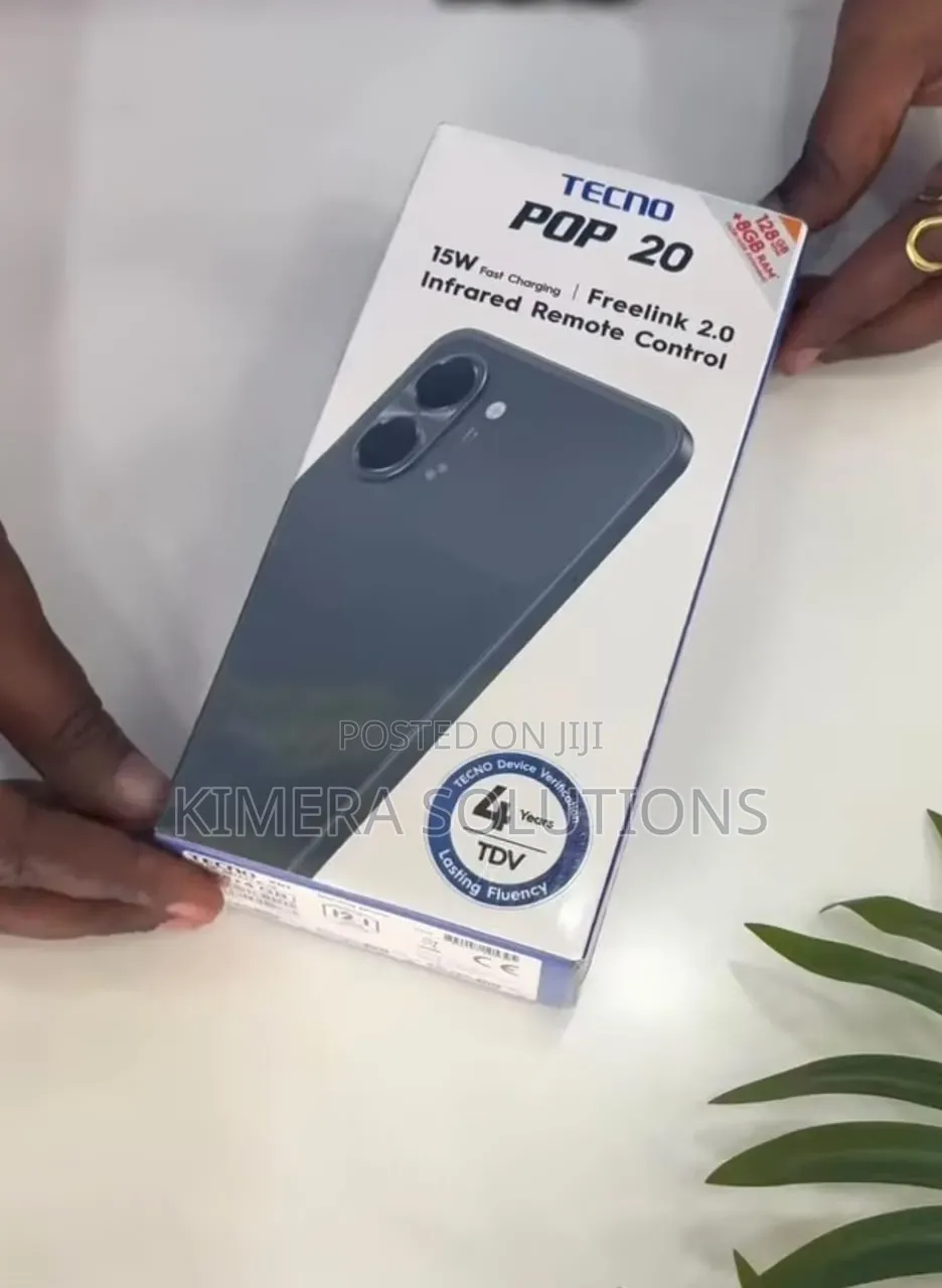New Tecno Pop 20 128 GB Black