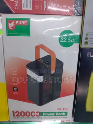 120,000mAh Pure PU-X03 Power Bank