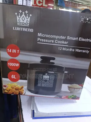 Luxtrend 14-in-1 Microcomputer Smart Electric Pressure Cooker 6litres