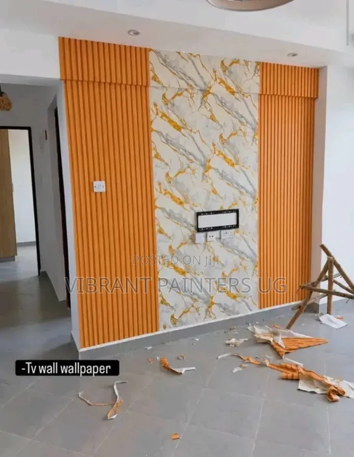 Wall Papering Installation