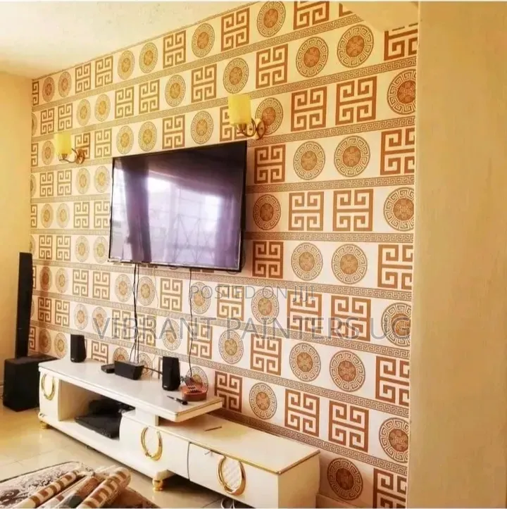 Wall Papering Installation