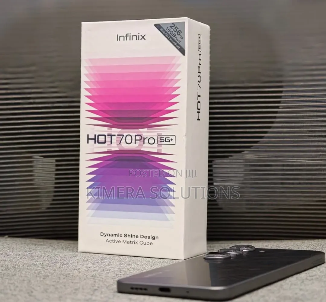 New Infinix Hot 70 Pro 5G+ 256 GB Black